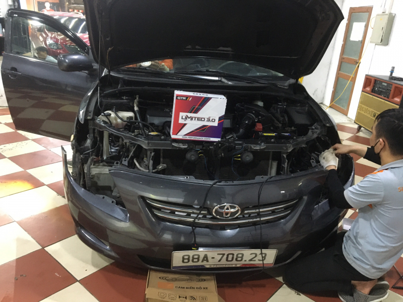 Độ đèn nâng cấp ánh sáng Nâng cấp bi pha tăng sáng cho xe toyota altis